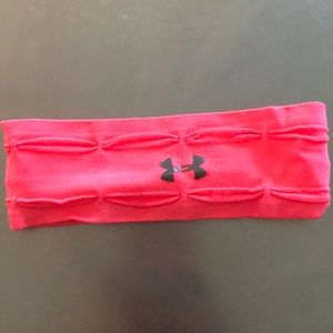 Neon Coral Under Armour Headband